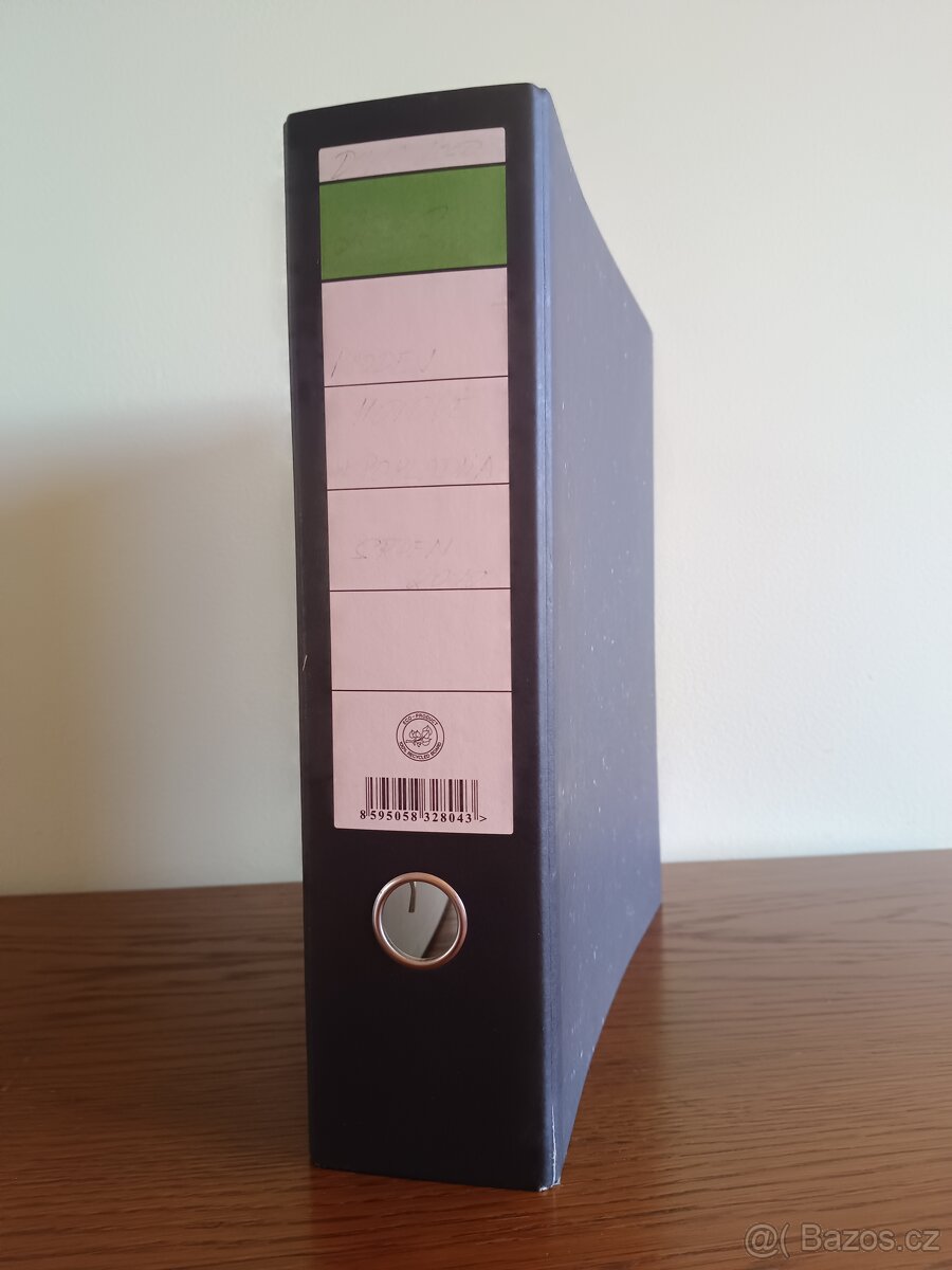 prodám šanony -pořadač pákový 7,5 cm široký