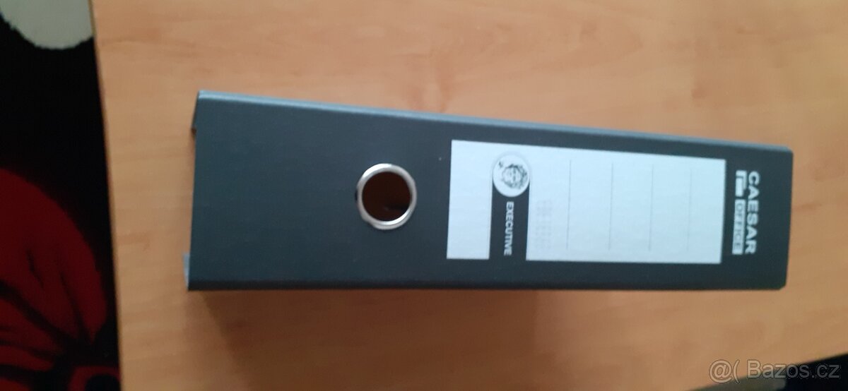 ŠANON Pořadač pákový ,barva černý mramor. NOVÉ zboží