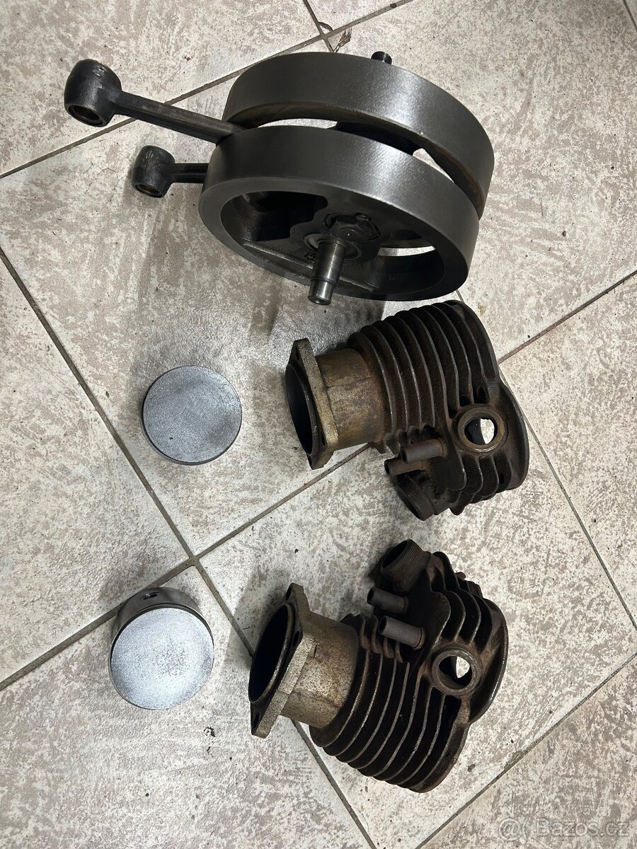 Indian Scout 101 600ccm - válce, písty