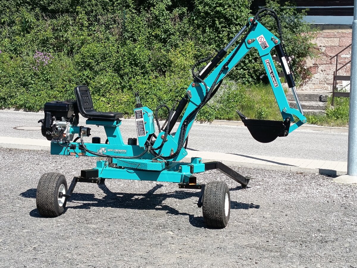 Kračející bagr s 360° otočí,15hp + el start