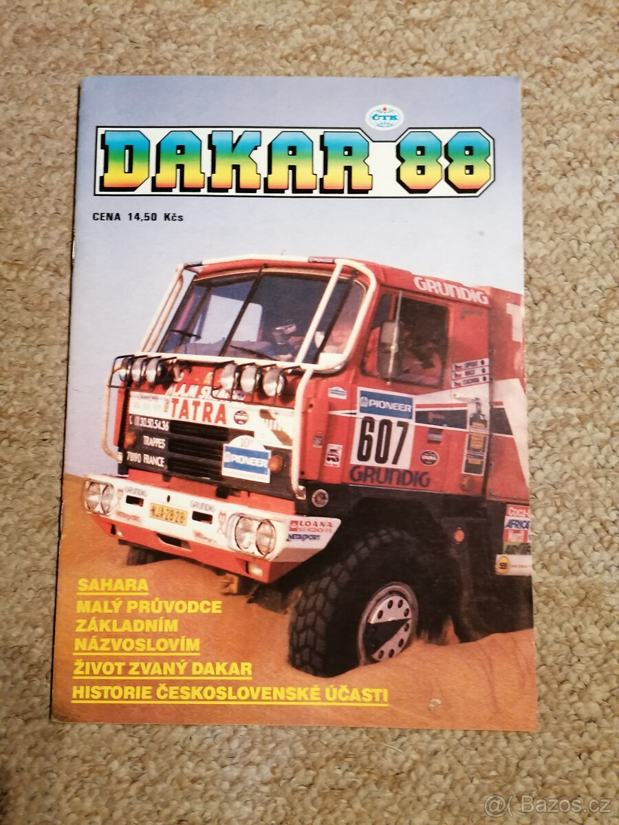 Publikace DAKAR 88 s plakátem