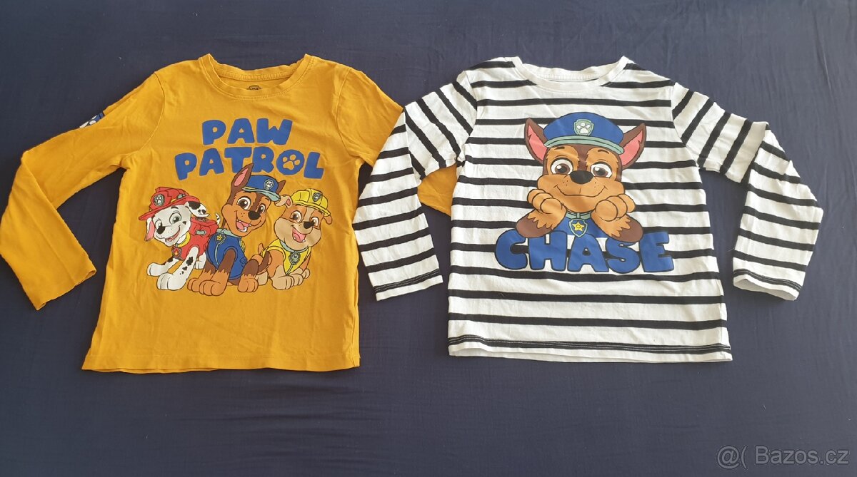 Trička a kalhoty vel. 116