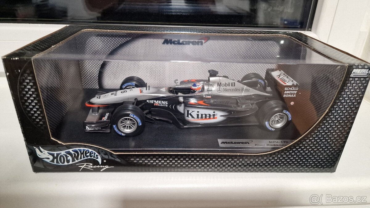HOTWHEELS McLaren Mercedes Kimi Raikkonen 1:18 Nové