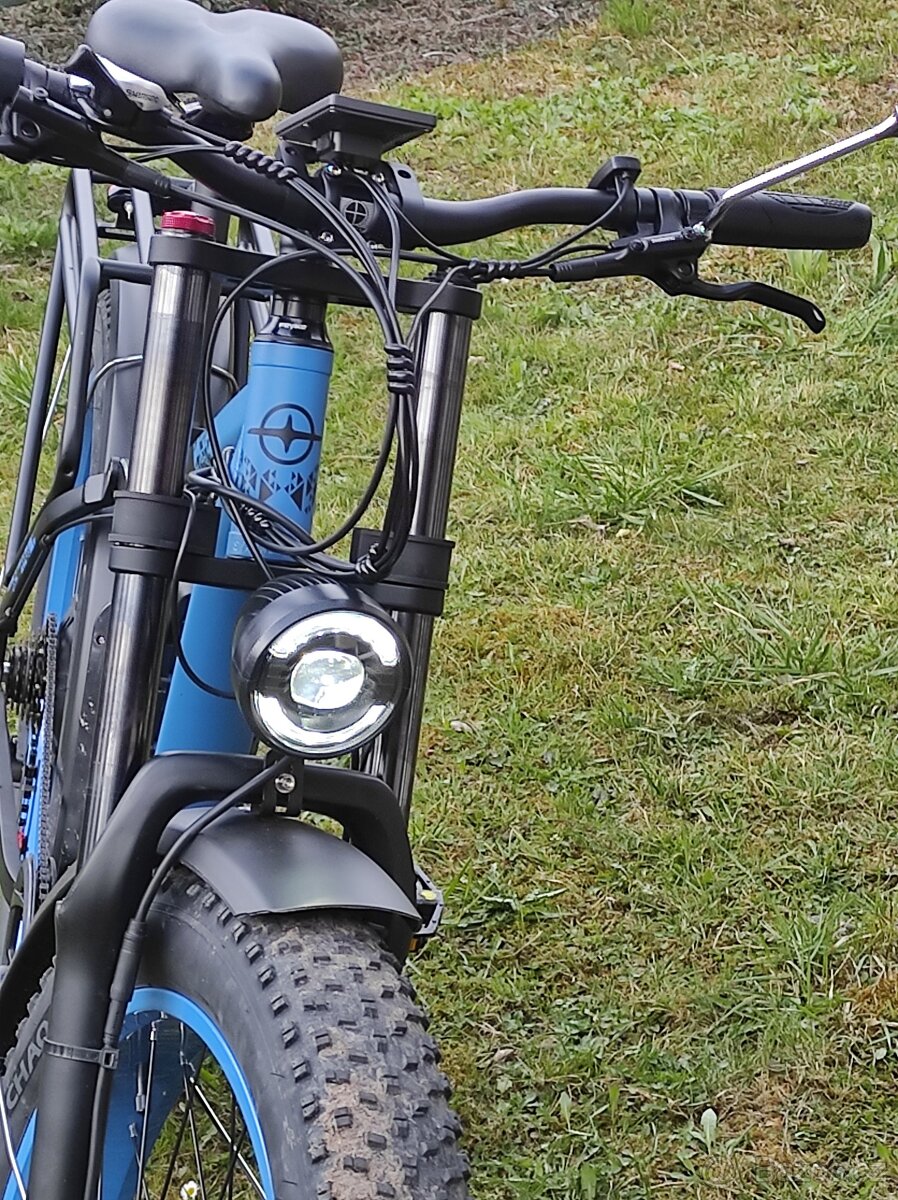 Prodán celoodpružené elektrokolo 2 kW.