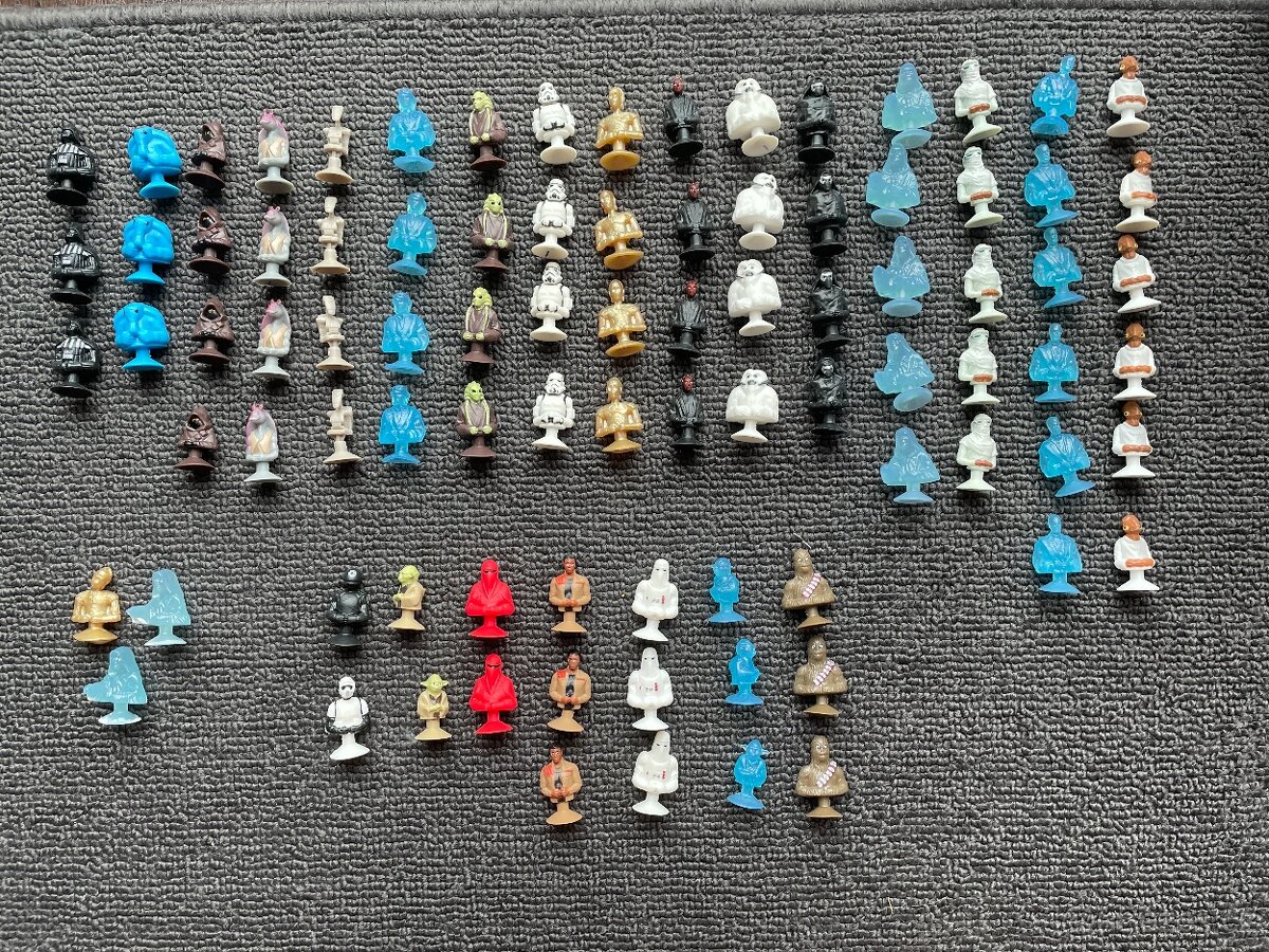Prodám figurky lidl stikeez star wars