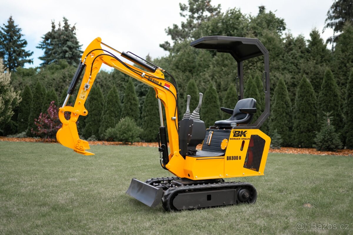 Rypadlo Berger Kraus BK800BS s otočným ramenem