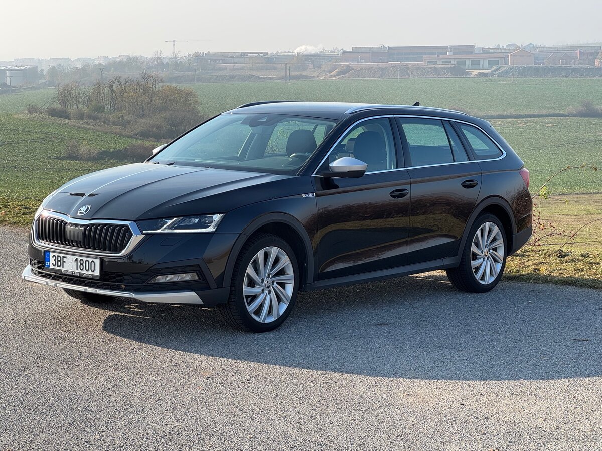 Škoda Octavia 2.0TDI 4x4 DSG Scout Tažné Kamera