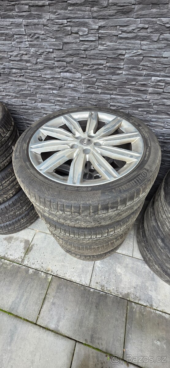 Audi 19" alu kola Continental Pirelli