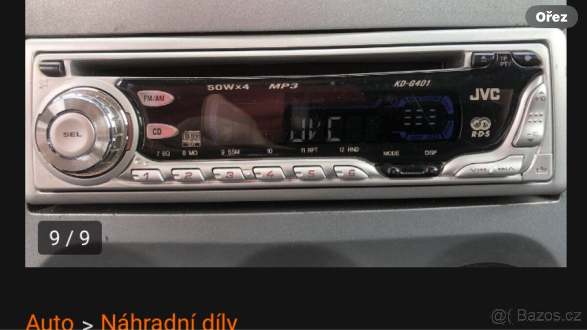 Autorádio  JVC   mp3