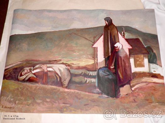 Prodám obraz ak. malíře Ferdinanda Hložníka.