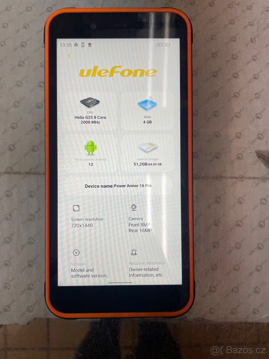 Mobilní telefon Armor 16 Pro