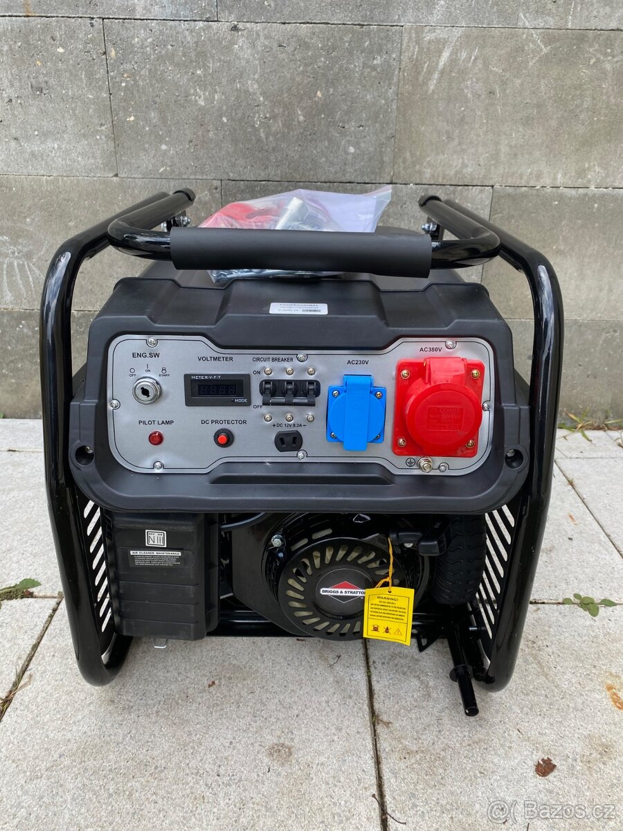 Elektrocentrála 7.1 kW/400 V, 3.8 kW/230 V