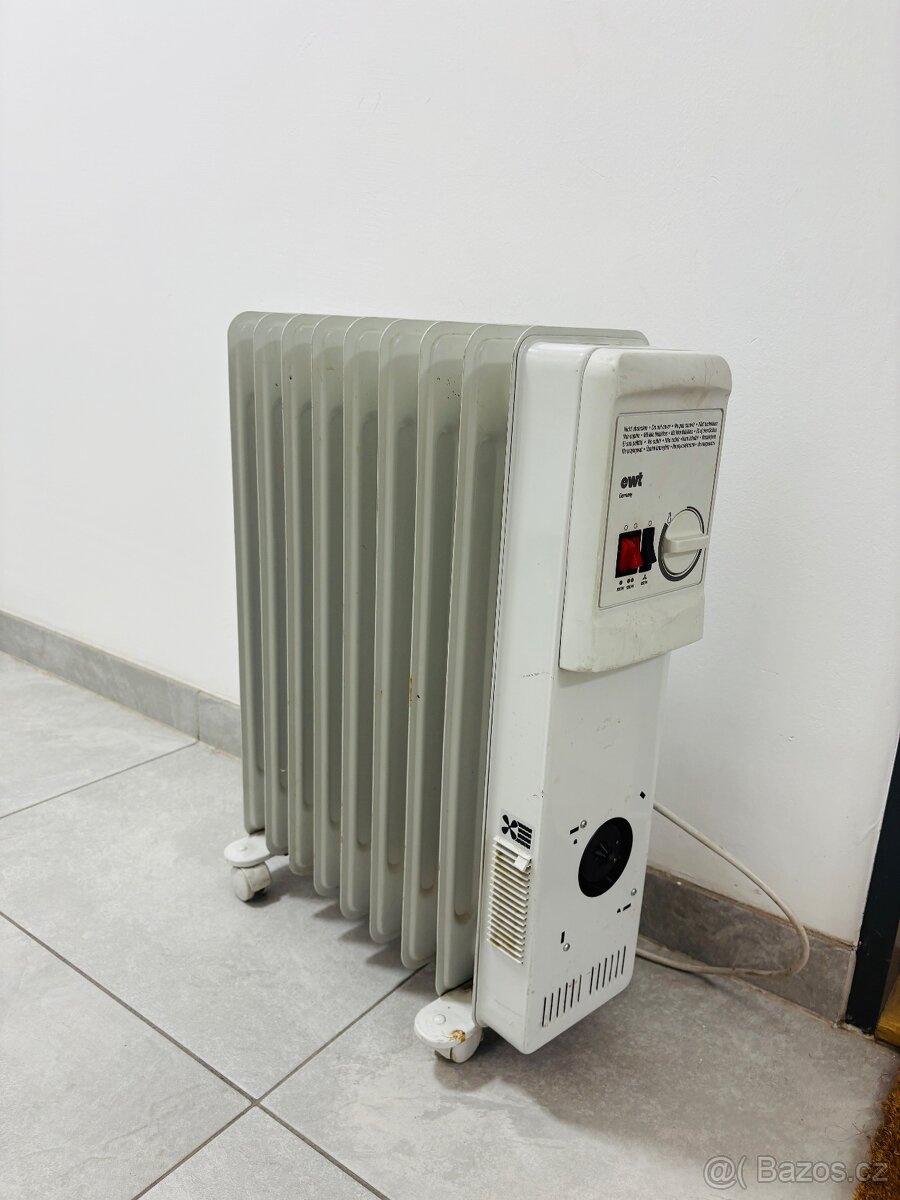 Olejový elektrický přimotop ohřívač EWT OR 901 2000 W