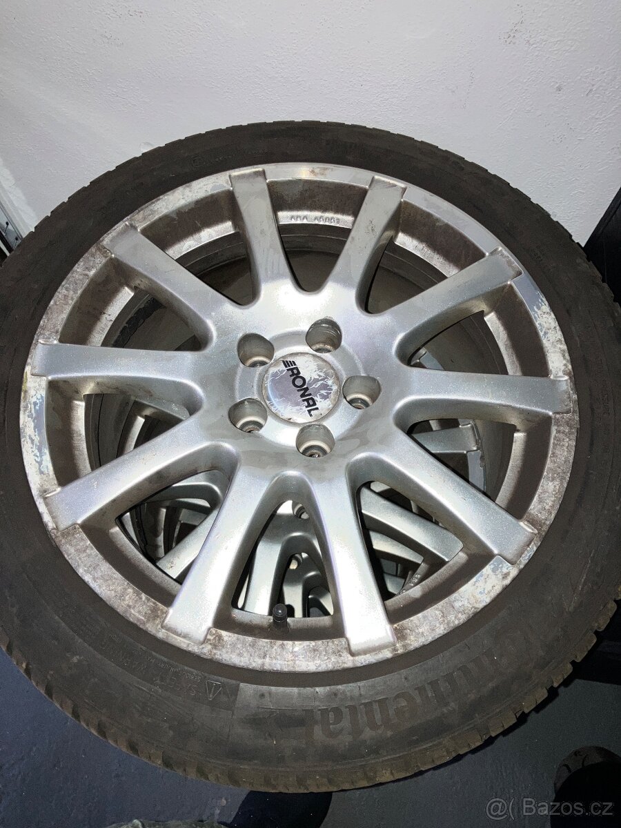 Alu kola se zimními pneu 215/45 r16