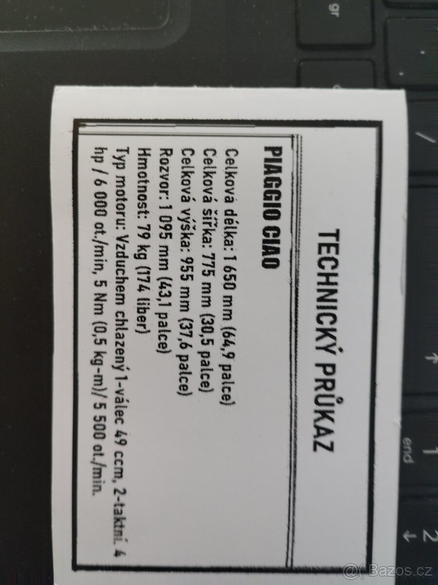 Prodej komponentu a dilů na moto.mopedy