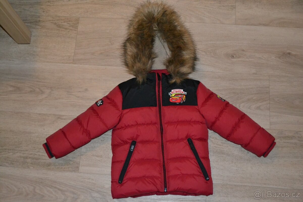 Nová červená bunda Cars vel. 92