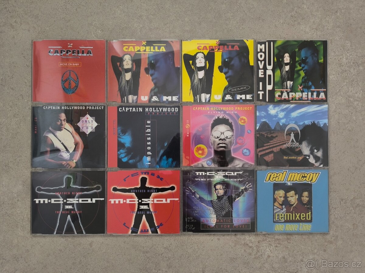 CAPPELLA / CAPTAIN HOLLYWOOD PROJECT / M.C. SAR (12 ks)