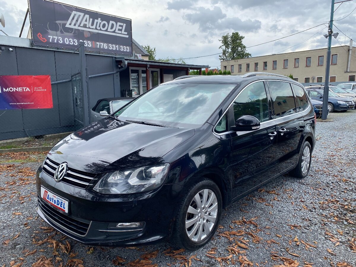 VW Sharan 2.0 TDi DSG 125kW Xenon, Navi