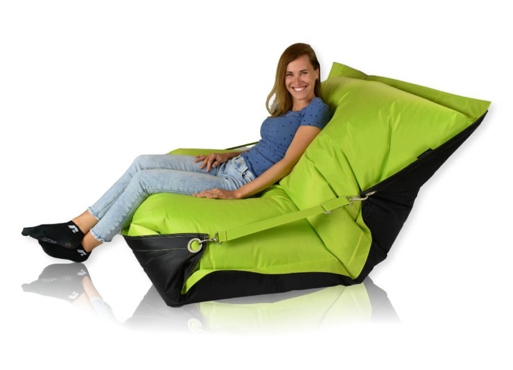 PRIMABAG CUSHY XL - limetka - Sedací pytel/vak/polštář