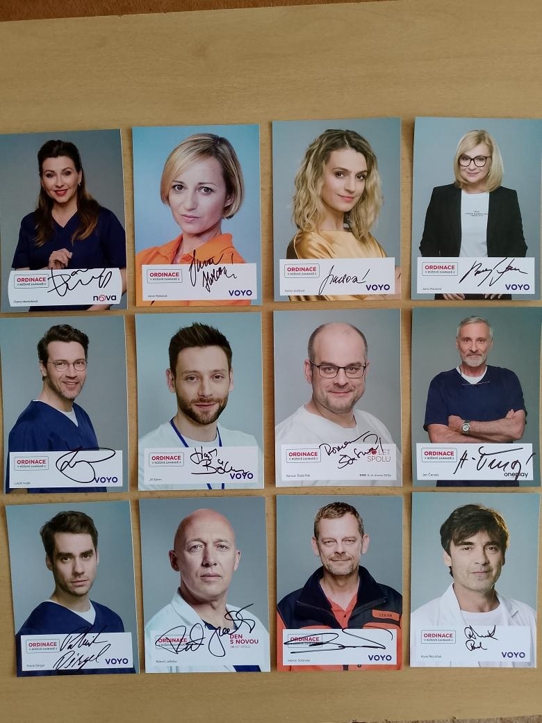 AUTOGRAMY ORDINACE v RUŽOVÉ ZAHRADĚ