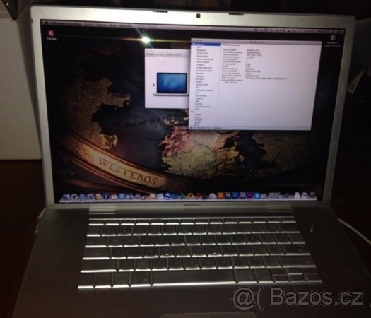 Apple macbook pro 17", Core 2 Duo, 4GB RAM, 160GB
