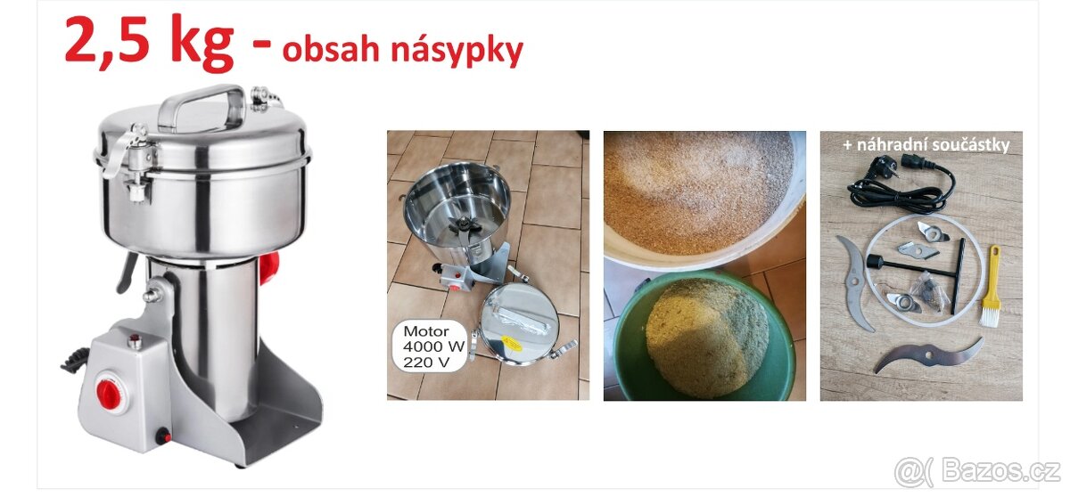 Mlýnek, šrotovník na obilí