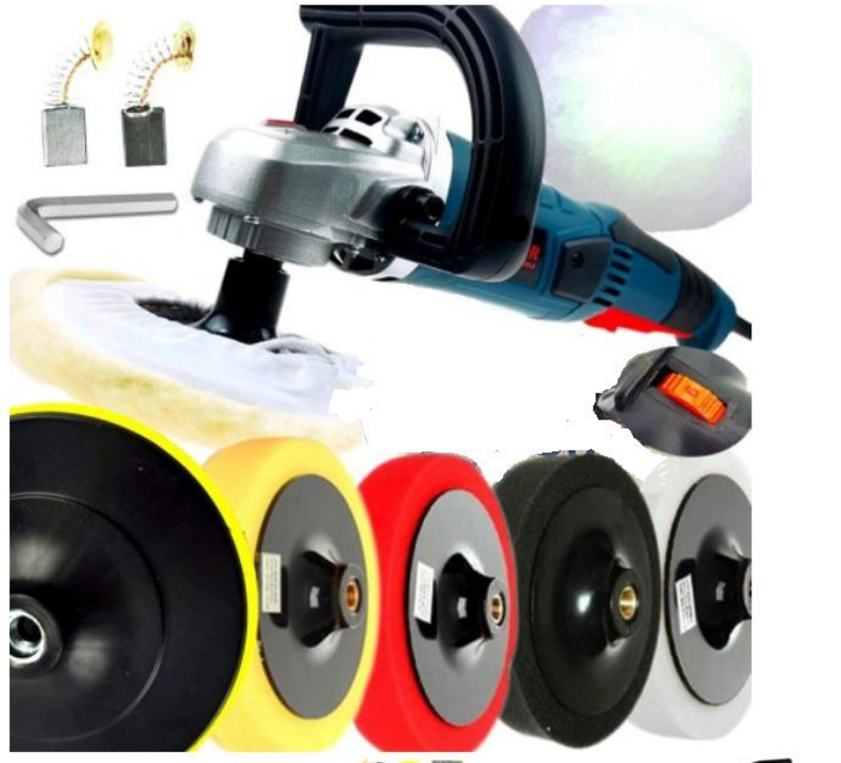 AUTOLEŠTIČKA na karoserie aut 2450W POZOR + 4xpěnový kotouč