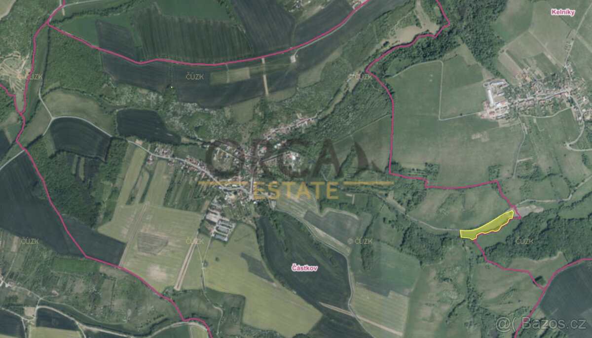 Prodej pozemku Částkov, 17462 m2