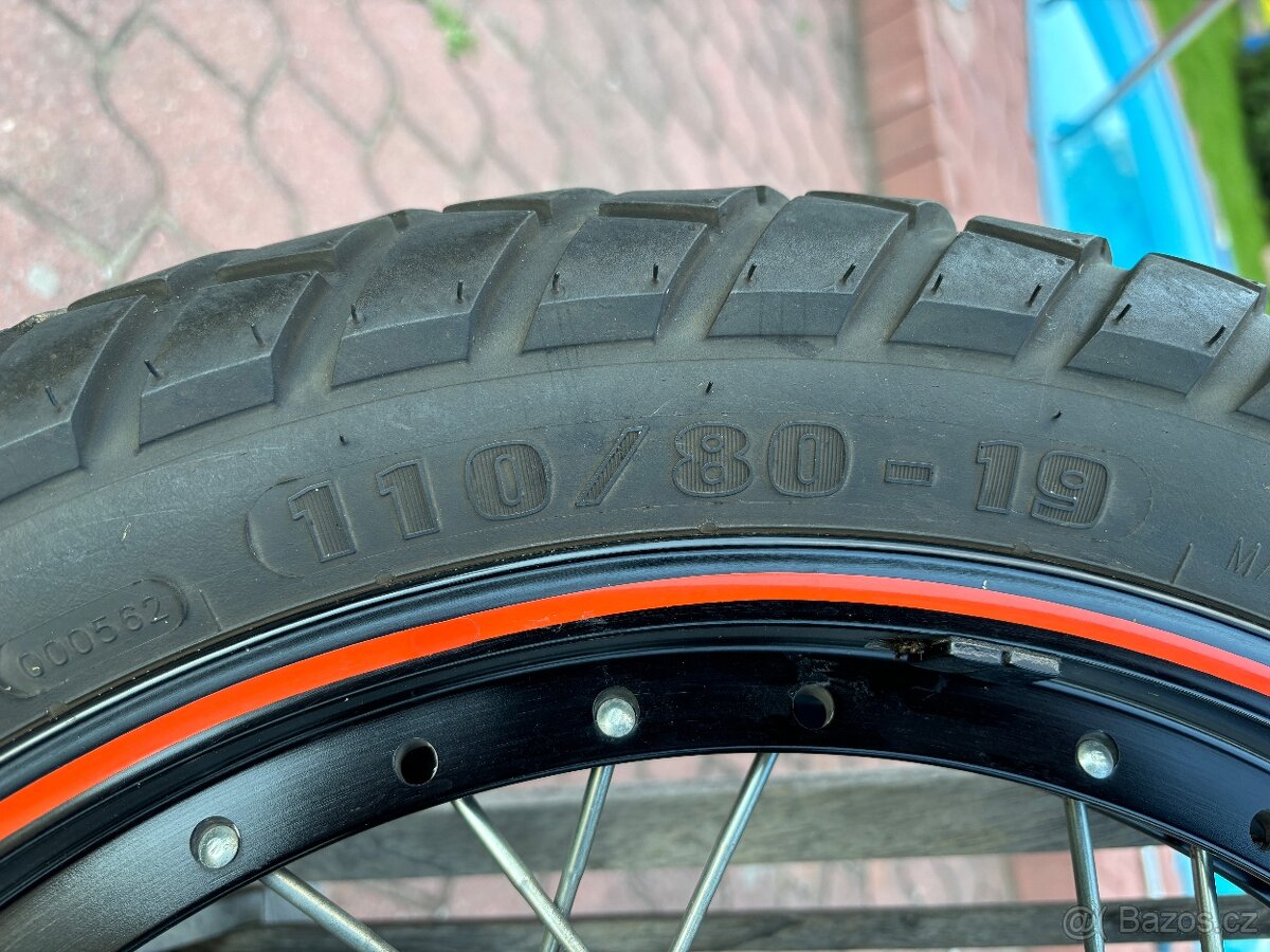 MITAS E-08 enduro pneu 110/80-19 - přední
