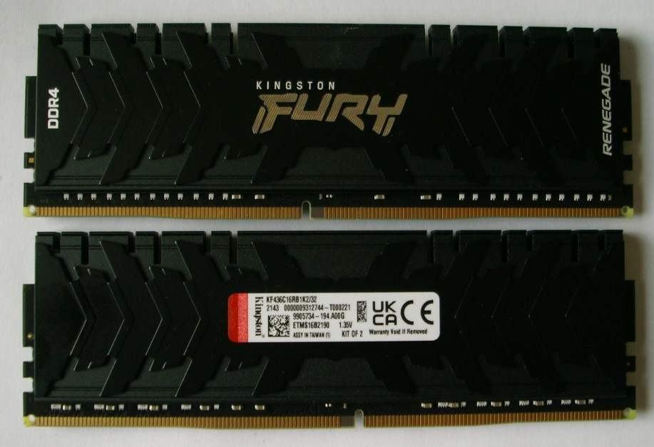 DDR4 Kingston Fury Renegade 32 GB