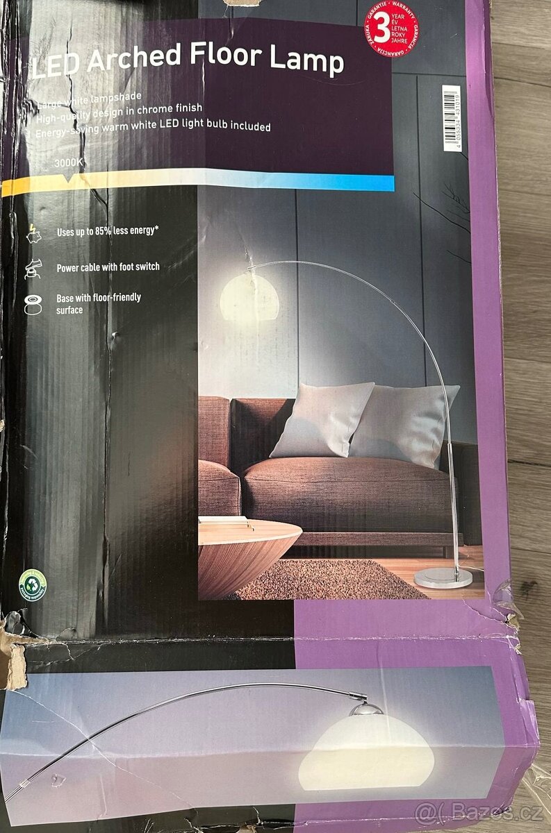 Oblouková LED lampa (nová)
