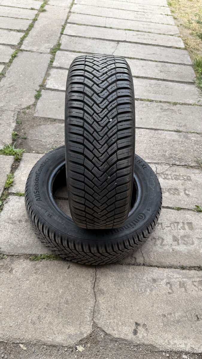2x celoroční pneu Continental 185/60 R15 88H