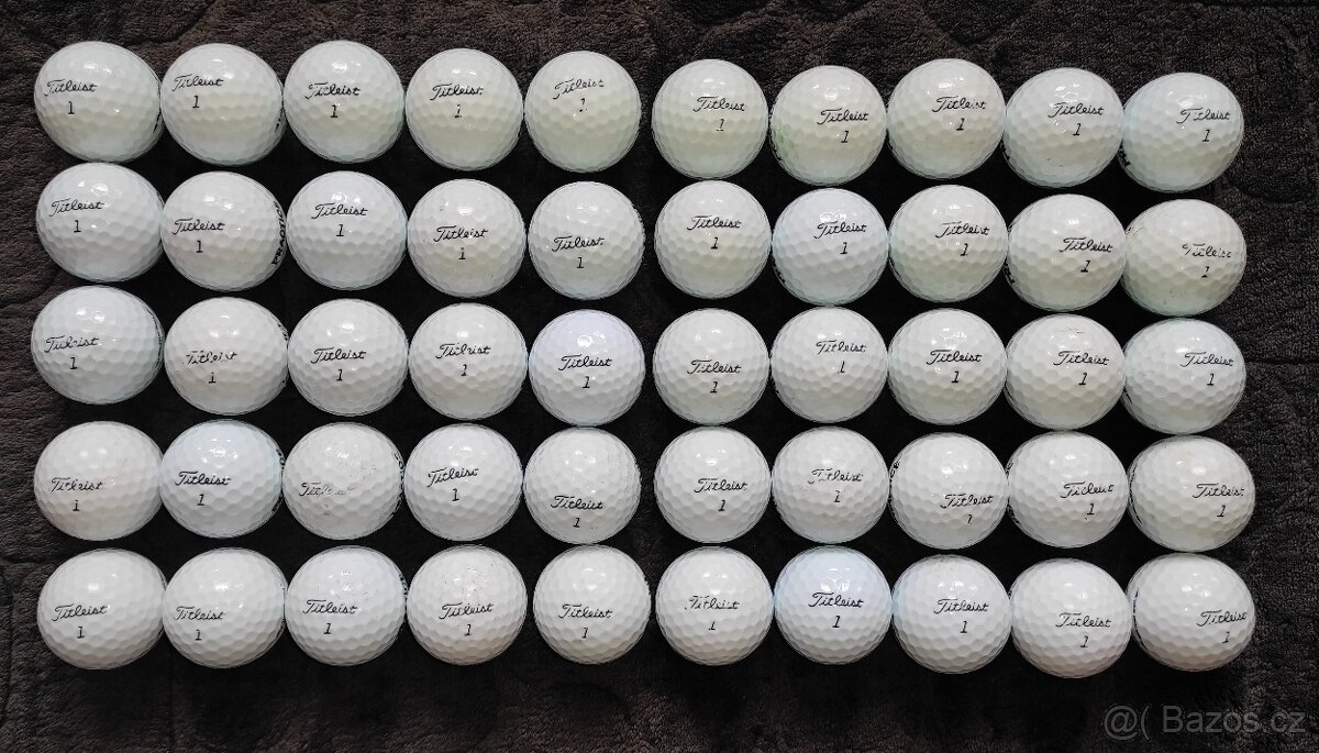 Golfové míčky na Range Titleist 1 50ks