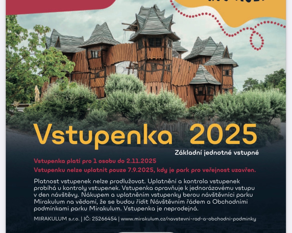 Vstupenka Mirakulum