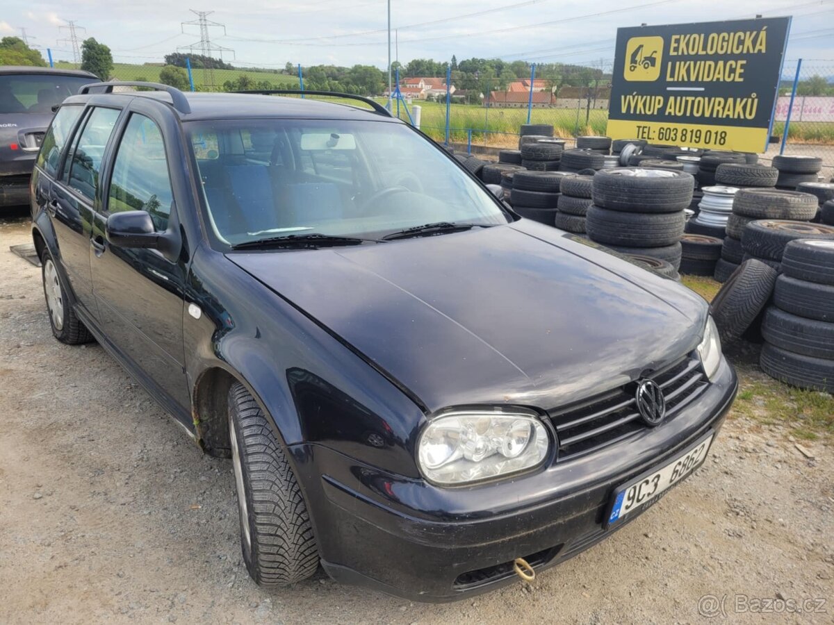 Náhradní díly - 2x Vw Golf Combi IV 1.9 tdi 74 kw
