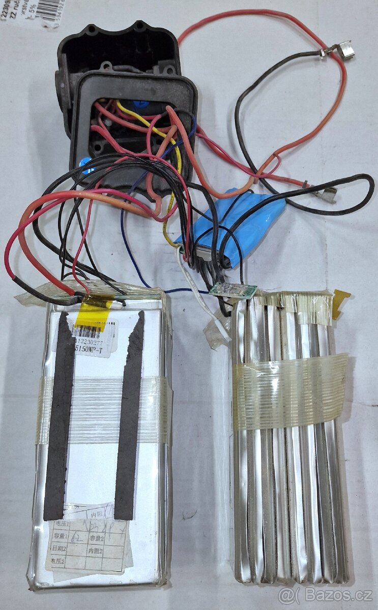 LiPol baterie 10Ah do elektrokola. VR a TU. Balíkovna 83Kč