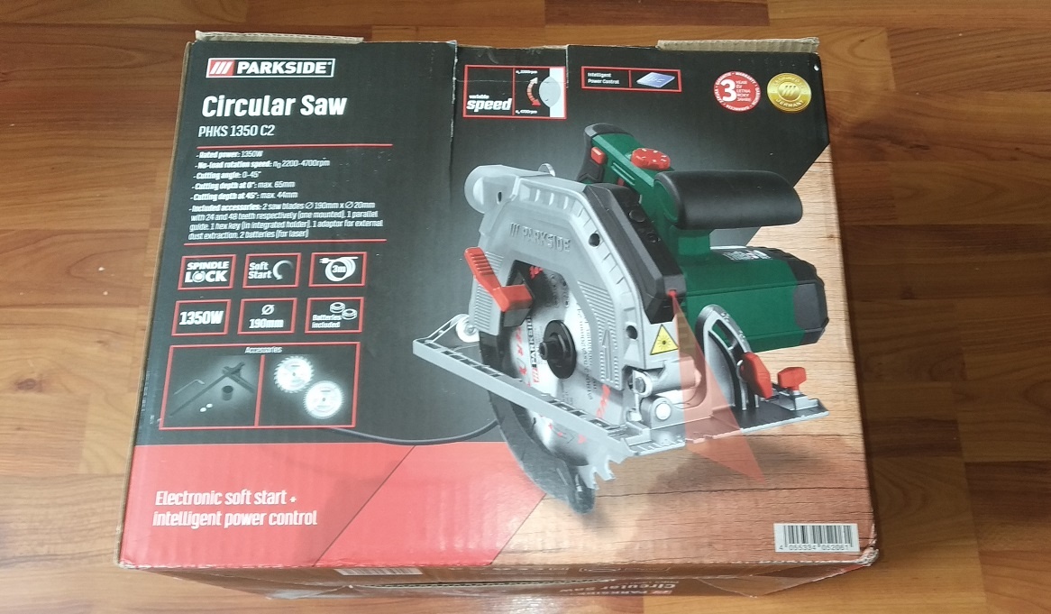 Ruční okružní pila PARKSIDE 230V PHKS 1350 C2.