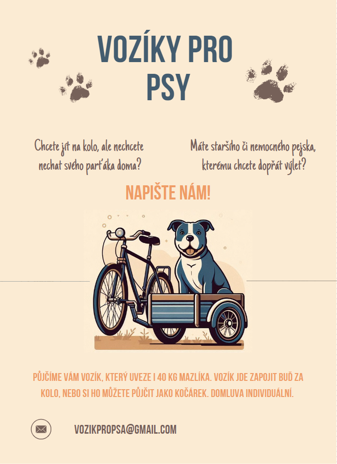 Vozík pro psa Xl