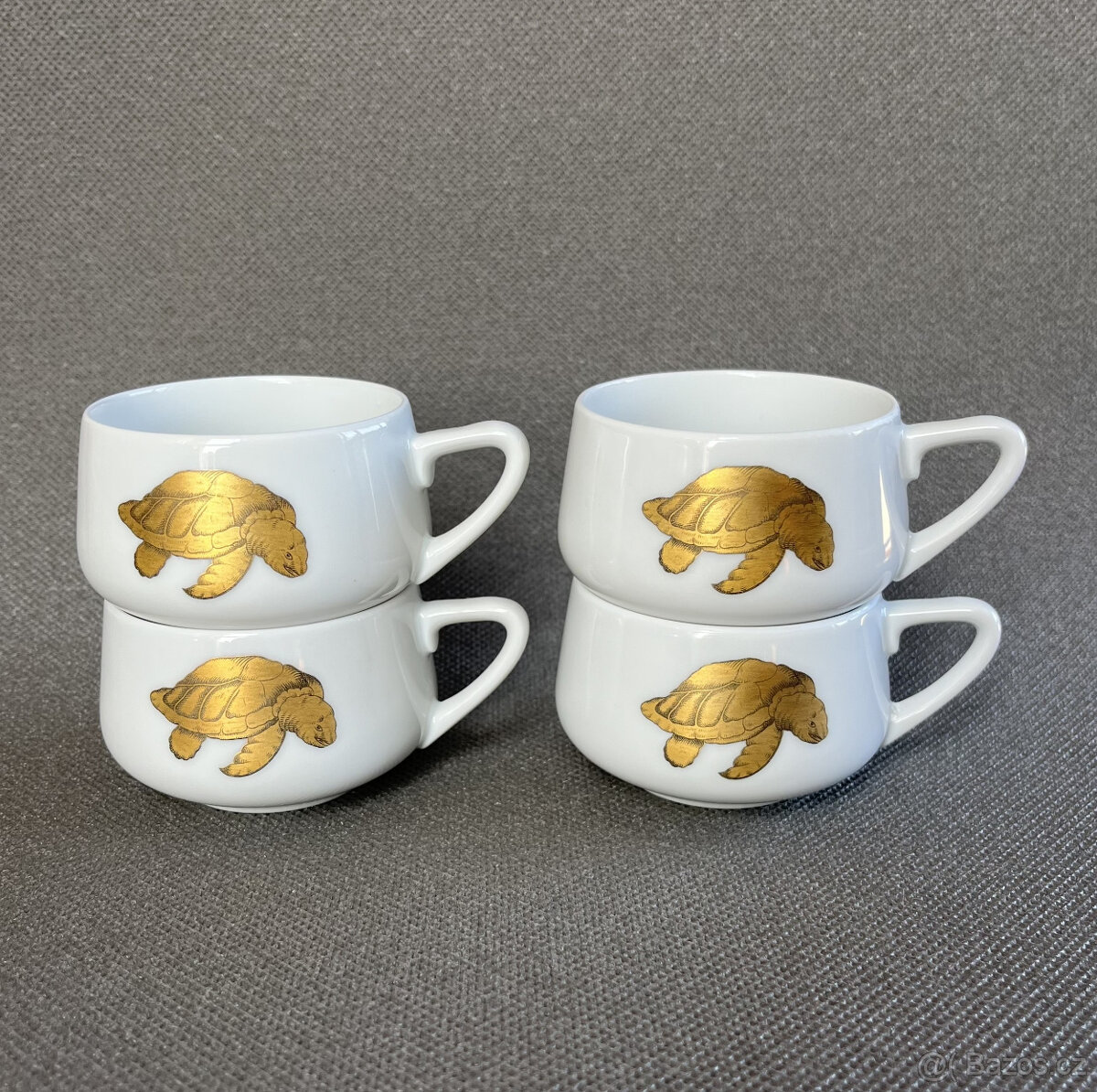 4x porcelánový šálek 100ml, Heinrich Villeroy&Boch