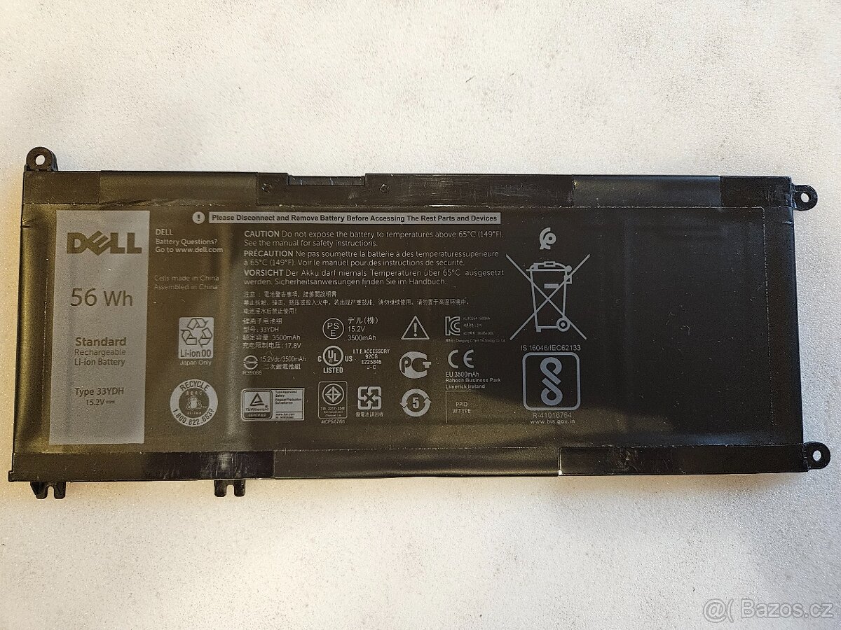 Baterie pro DELL řady G3,Inspiron, Latitude