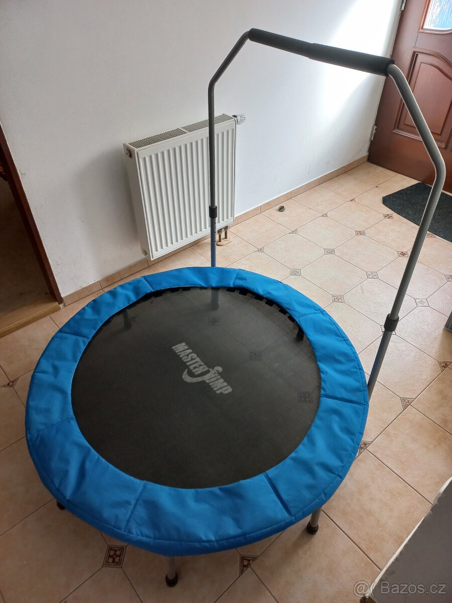 Trampolína 120cm s madlem