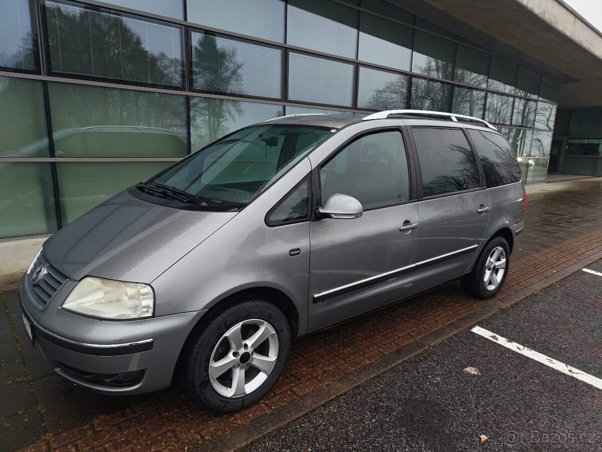 Volkswagen Sharan 1.9TDi 96kW, 6kvalt, 2005, 7míst, tažné
