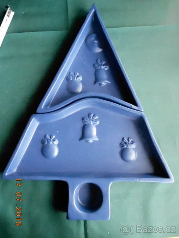 TÁC, PODNOS SVÍCNEM ,VÁNOČNÍ KAMENINA