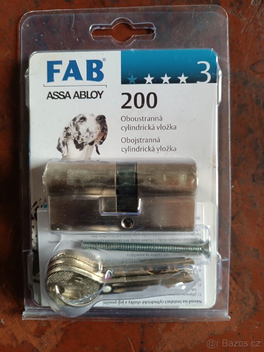 FAB cylindrická vložka. Nerozbaleno.