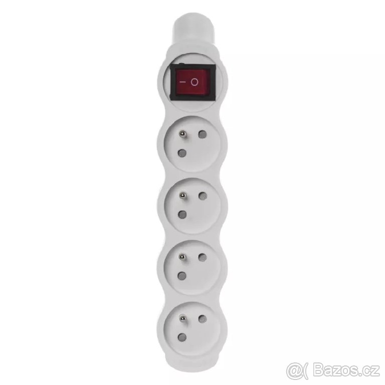 Emos samostatná 4 zásuvka s vypínačem nová nepoužitá