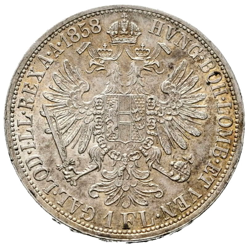 Stříbrná mince Vídeň František Josef I.