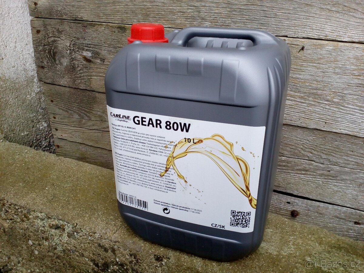 převodový olej carline (Mogul) gear 80w (pp 80) 10L