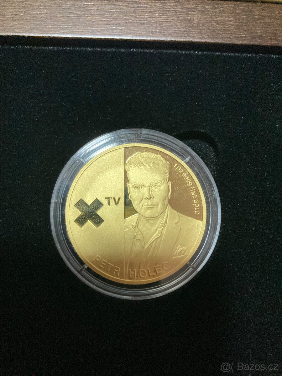 Zlatá investiční mince XTV - Petr Holec