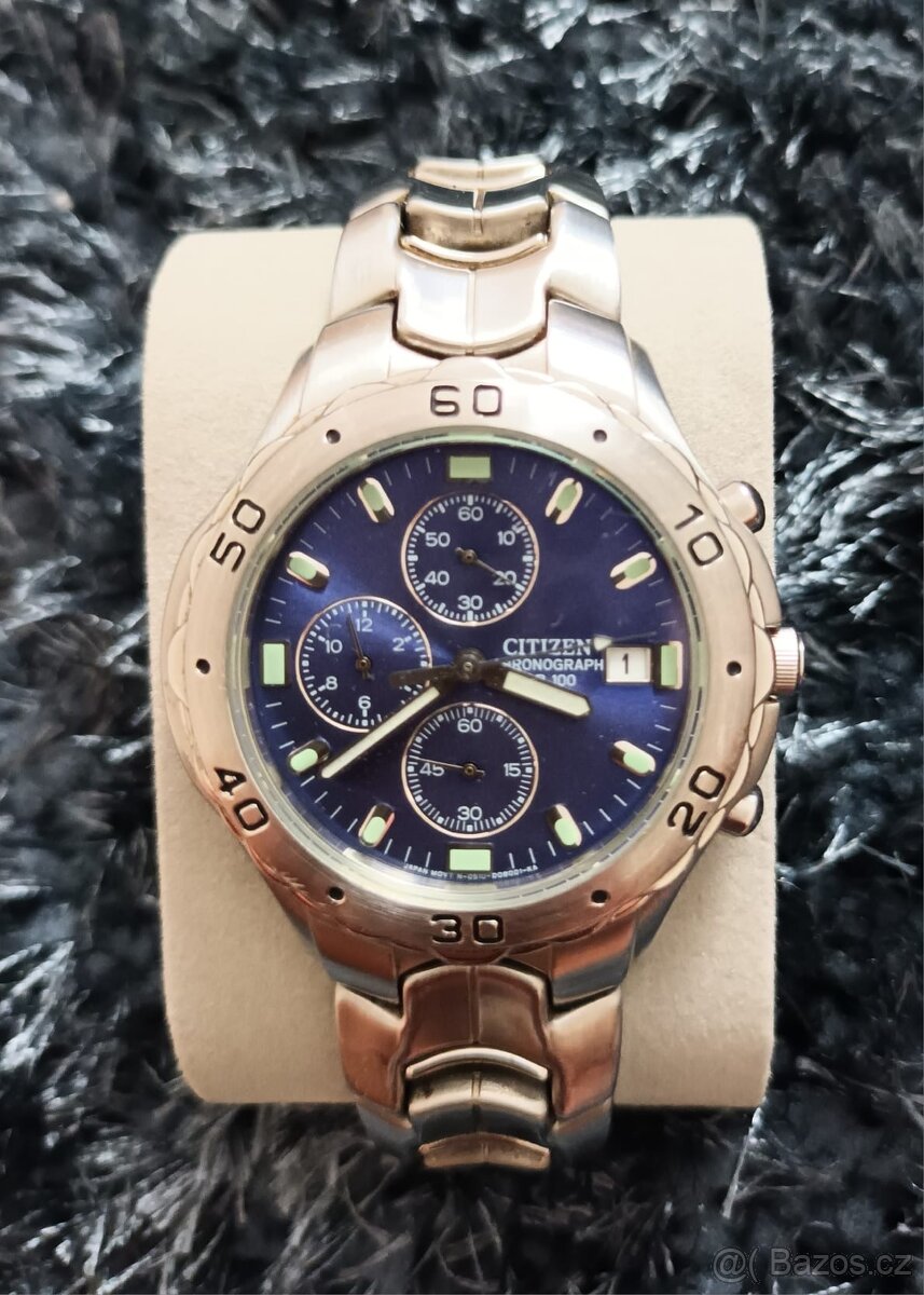 Luxusní pánské hodinky CITIZEN Chronograph WR100