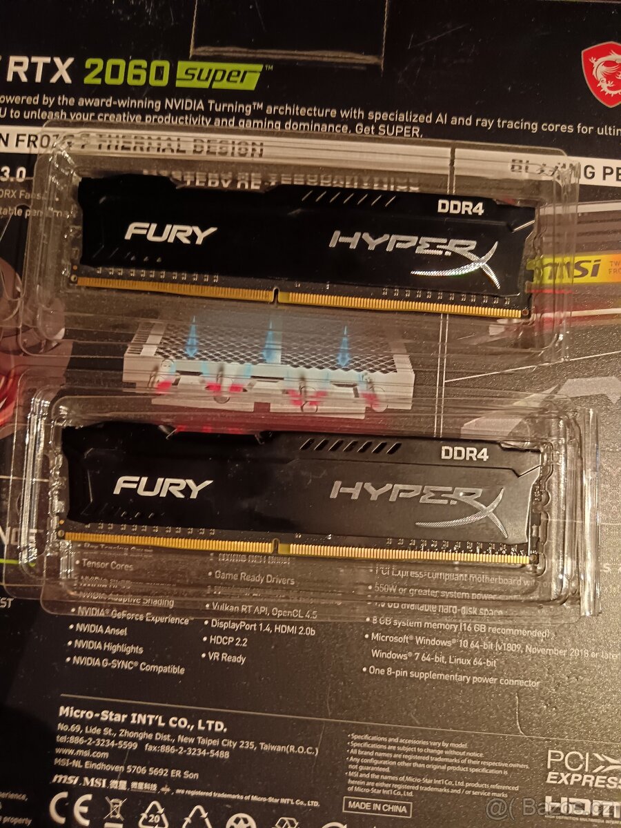Kingston HyperX Fury Black DDR4 8GB (2x4GB) 2133MHz